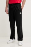 adidas pantaloni de trening Stanford OPT Essentials culoarea negru, drept, JW0560