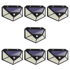 Set 7 lampi cu incarcare solara , senzor miscare, 3 trepte de iluminare, 100 LED