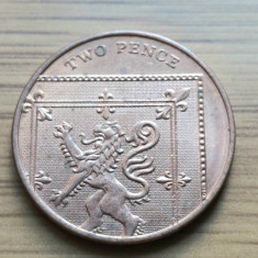 Moneda Anglia Two Pence 2015 -Luciu de batere