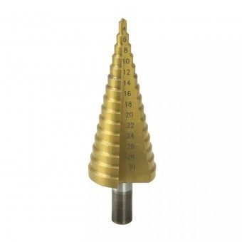 Dedra Burghiu in trepte 4-30mm, HSS, TiN - 5902628922595 foto