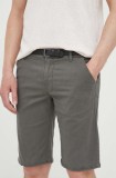 Lindbergh pantaloni scurti barbati, culoarea verde