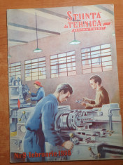 stiinta si tehnica pentru tineret februarie 1950-art. strungul si avionul foto