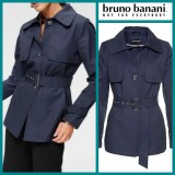 Jacheta femei Bruno Banani, Bleumarin, Bumbac, 36