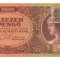 SV * Ungaria 10000 PENGHEI / TIZEZER PENGO 1945 * varianta cu timbru * XF +