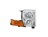 Far JEEP COMMANDER (WH), 09.2005-09.2010, Taiwan, fata, partea dreapta, cu lumina parcare; Tip=USA; HB3+HB4; manual; Omologare: SAE;