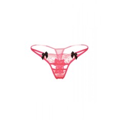 GS1046-33 Chilot sexy accesorizat cu doua fundite decorative si broderie