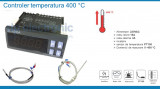 Termostat electronic digital Controler temperatura 220 V 5-400 &deg;C
