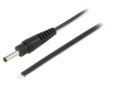 Cablu Alimentare DC 3,5/1,3 Negru 0,5m