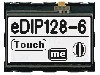Afisaj LCD, grafic, rezolutie 128x64, 2,8", 3,3...5V DC, DISPLAY VISIONS - EA EDIP128W-6LWT