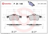 Set placute frana BREMBO P24148