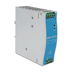 Sursa de alimentare in comutatie, 24V / 5A, sina DIN - MEAN WELL NDR-120-24