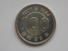 100 YEN 1964 JAPONIA-COMEMORATIVA-argint