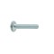 Surub cu filet metric, cu cap bombat combinat, otel, zincat alb, M4 x 20 mm, 12 bucati