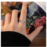 Cumpara ieftin Inel Reglabil din Argint 925 Rodiat , Queen Statement Ring