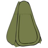 vidaXL Cort de duș pop-up, verde 93068