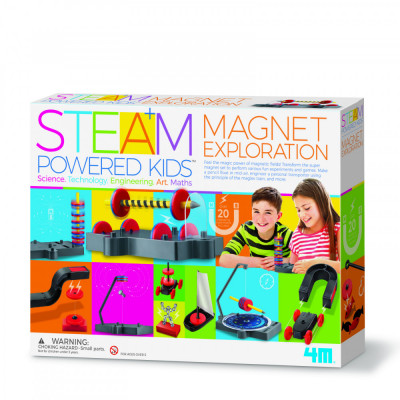 Kit stiintific - Explorarea Magnetica, STEAM Kids foto