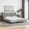 vidaXL Cadru de pat fără saltea, Hvar, gri deschis, 180x200 cm, textil 3207786