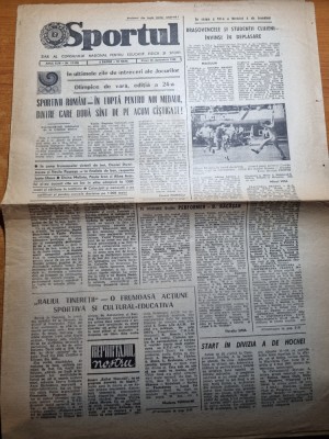 sportul 30 septembrie 1988-a 24 editie a jocurilor olimpice ,vasile puscasu foto