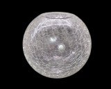 VAZA VINTAGE DIN STICLA, MODEL CRAQUELE