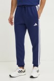 adidas pantaloni de trening Essentials culoarea albastru marin, cu imprimeu, JD1859