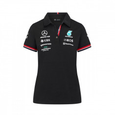 Mercedes AMG Petronas tricou polo de dama team black F1 Team 2022 - XS foto