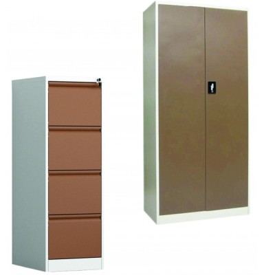 SET: FISET METALIC + CLASIFICATOR METALIC ASAMBLAT usi/sertare Maro, PLUS foto