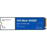 SSD WD Blue SN580 1TB M.2 2280 PCIe Gen4 x4 NVMe TLC, Read/Write: 4150/4150 MBps, IOPS 600K/750K, TBW: 600 &amp;quot;WDS100T3B0E&amp;quot;