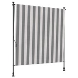 vidaXL Jaluzea Rulou de Exterior Antracit și Alb 200 x 270 cm 42037140