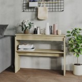 Cumpara ieftin Măsuță consolă, stejar sonoma, 102x30x80 cm, lemn prelucrat