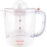 Storcator de citrice Daewoo UltraLine, 40 W, capacitate 1 litru, 2 conuri stoarcere, 2 filtre ajustabile, Alb
