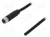 Conector M8, 3 pini, clasa etanseitate IP65, IP67, DEGSON ELECTRONICS - PM-M8A-03P-FF-SL7A01-00A(H)