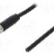 Conector M8, 3 pini, clasa etanseitate IP65, IP67, DEGSON ELECTRONICS - PM-M8A-03P-FF-SL7A01-00A(H)