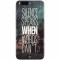 Husa silicon pentru Xiaomi Mi Note 3, Silence Speaks When Word Cannot