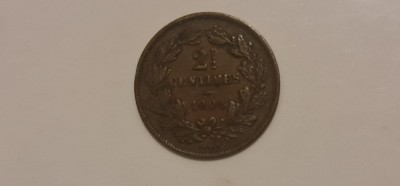 Luxemburg - 2 1/2 cents 1908 foto
