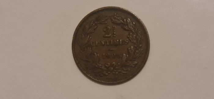 Luxemburg - 2 1/2 cents 1908