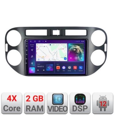 Navigatie VW Tiguan 2009-2015 Android radio gps internet 2+32 Kit-489v2+EDT-E209v2 CarStore Technology foto