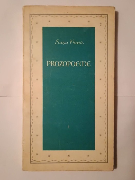 Sașa Pană - Prozopoeme (1971)