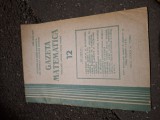 Gazeta matematica nr 12 1984