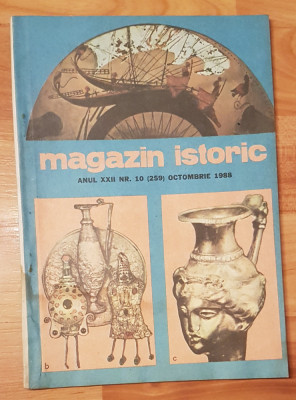 Magazin Istoric Nr. 10 (259) octombrie 1988 foto