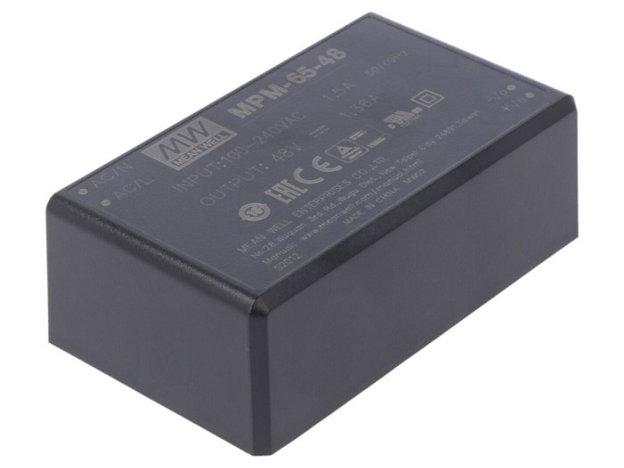 Convertor AC/DC 65W 48V 1.36A PCB
