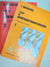TRATAT DE HEPATOGASTROENTEROLOGIE-L. BULIGESCU 2 VOL BUCURESTI 1999 foto