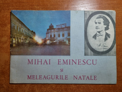 mihai eminescu si meleagurile natale - anii &amp;#039;80 foto