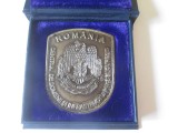 Cumpara ieftin Rară! Medalie Ministerul Apăririi Naționale &icirc;n cutia originală:Centrul de Domenii și Infrastucturi nr.2 București 40 ani 1961-2001,dimensiuni=70x56 mm