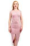 Rochie Eleganta Evora Roz Prafuit - S(36)