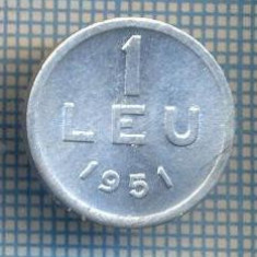 AX 761 MONEDA- ROMANIA - 1 LEU -ANUL 1951 -STAREA CARE SE VEDE