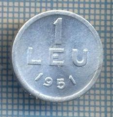 AX 761 MONEDA- ROMANIA - 1 LEU -ANUL 1951 -STAREA CARE SE VEDE foto