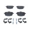 Set placute frana spate ATE Bmw Seria 5 (F10/F11; G30/G31 F90) Seria 6 (F12/F13/F06; G32) Seria 7 (G11 G12) Seria 8 (G14/G15/G16 F91/F92/F93) 2018- X