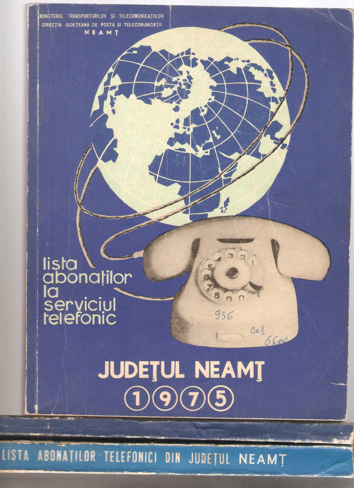 Carte de telefoane 1973 Neamt 1975 1977 1984 | Okazii.ro