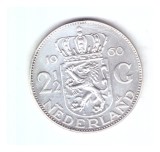Moneda Olanda 2 1/2 gulden 1960, stare buna, curata