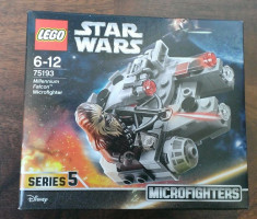 Lego Star Wars 75193 Microfighters 5 -Millennium Falcon + Chewbacca foto